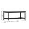 Flash Furniture Black Poly Resin Adirondack Coffee Table JJ-T14022-BK-GG - alternate 8